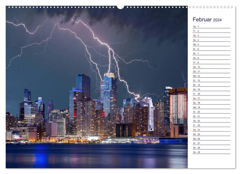 Faszination Blitze beeindruckende Fotos (CALVENDO Wandkalender 2024)