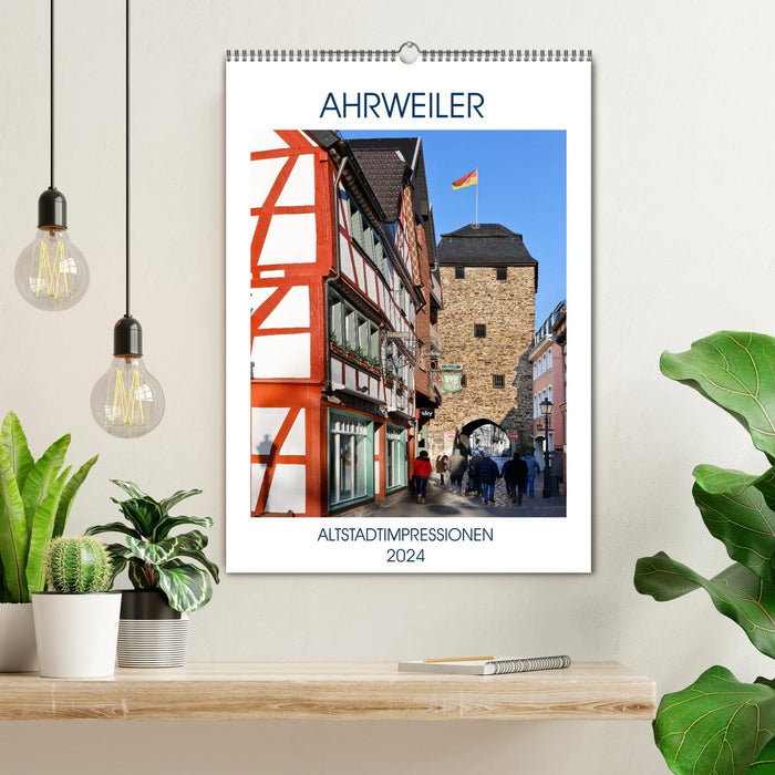 AHRWEILER - ALTSTADTIMPRESSIONEN (CALVENDO Wandkalender 2024)