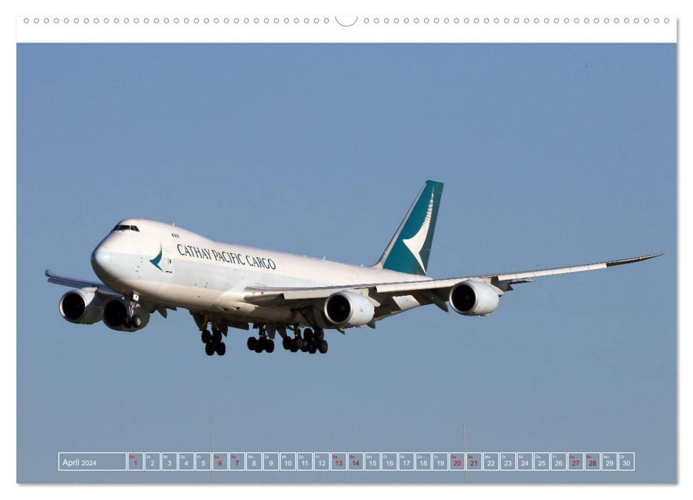 Boeing 747 - die Königin der Lüfte (CALVENDO Wandkalender 2024)