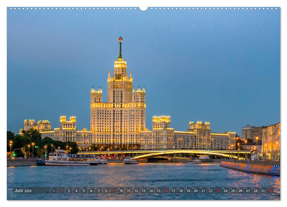 Moskauer Perspektiven (CALVENDO Premium Wandkalender 2024)