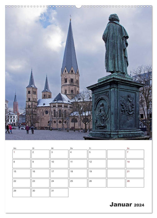 Beethovenstadt Bonn (CALVENDO Wandkalender 2024)