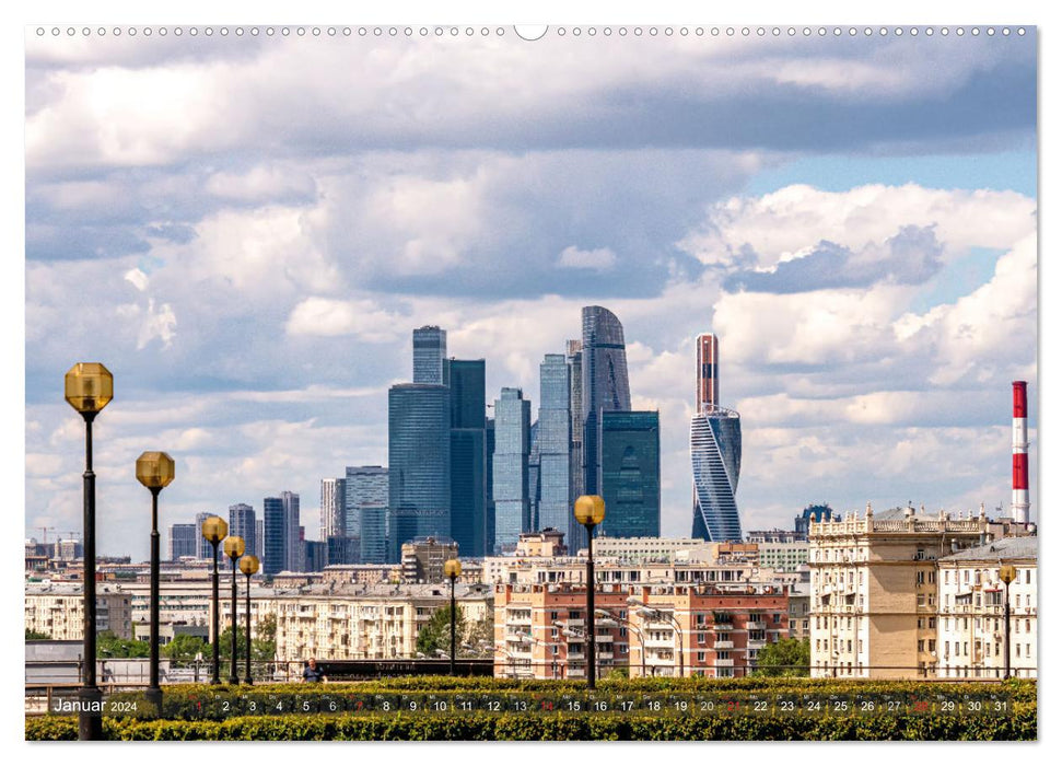 Moskauer Perspektiven (CALVENDO Wandkalender 2024)