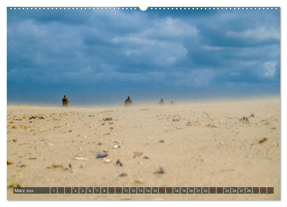 Ein Blick auf die Nordseeinsel Sylt (CALVENDO Premium Wandkalender 2024)