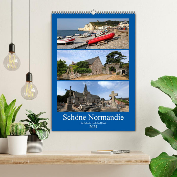 Schöne Normandie (CALVENDO Wandkalender 2024)