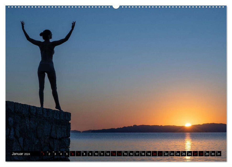 Sardinien - Landschaftsaktbilder am Meer (CALVENDO Wandkalender 2024)