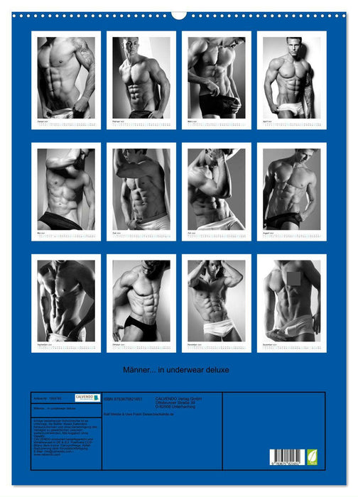 Hommes... en sous-vêtements de luxe (Calendrier mural CALVENDO 2024) 