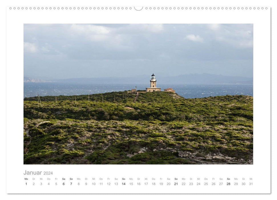 unterwegs auf Korsika (CALVENDO Premium Wandkalender 2024)