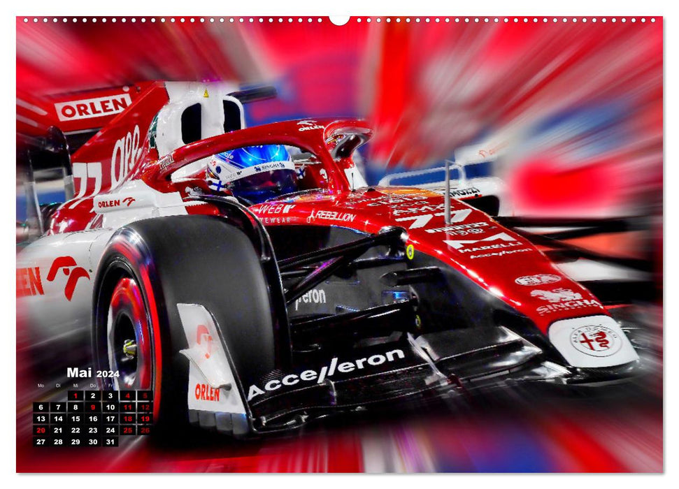 Leidenschaft Formel 1 (CALVENDO Premium Wandkalender 2024)