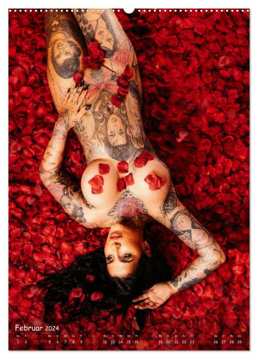 Jenny - Erotic Tattoo Girl (CALVENDO Wandkalender 2024)