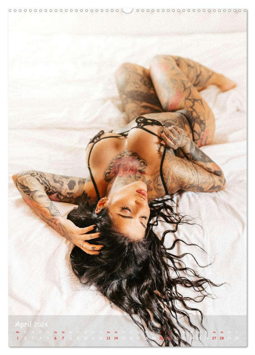 Jenny - Erotic Tattoo Girl (CALVENDO Wandkalender 2024)