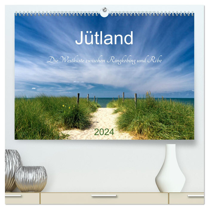 Jütland. Die Westküste zwischen Ringkøbing und Ribe (CALVENDO Premium Wandkalender 2024)