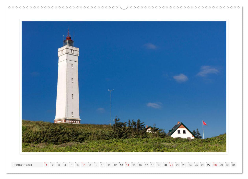 Jütland. Die Westküste zwischen Ringkøbing und Ribe (CALVENDO Premium Wandkalender 2024)