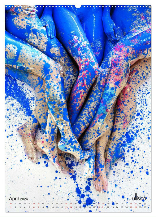 Farbspiele – Farben haben lange Beine (CALVENDO Premium Wandkalender 2024)