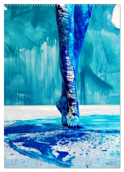 Jeux de couleurs – les couleurs ont de longues jambes (calendrier mural CALVENDO 2024) 