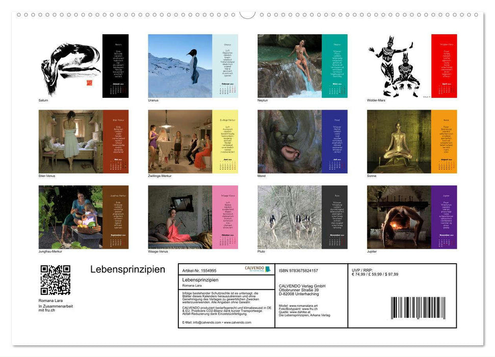 Lebensprinzipien (CALVENDO Premium Wandkalender 2024)