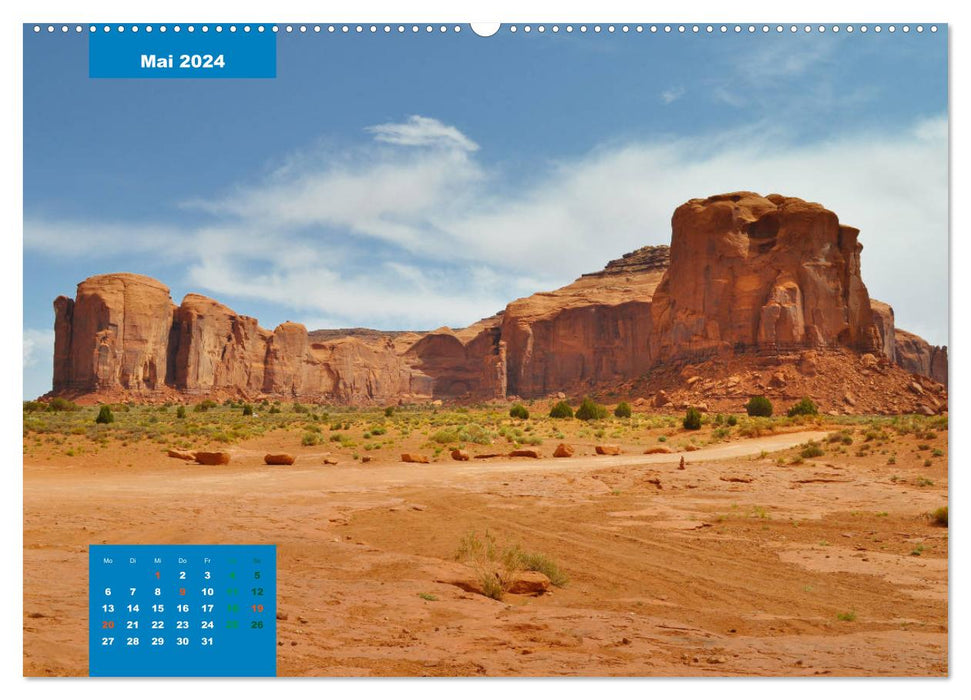 Erlebe mit mir das gewaltige Monument Valley (CALVENDO Premium Wandkalender 2024)