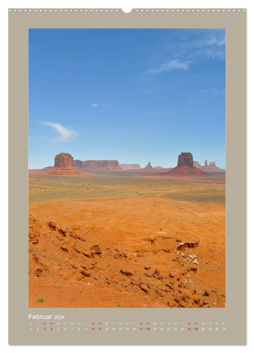 Erlebe mit mir das Monument Valley (CALVENDO Premium Wandkalender 2024)