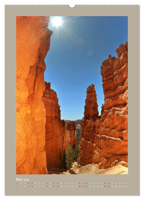 Erlebe mit mir den Bryce Canyon Nationalpark (CALVENDO Premium Wandkalender 2024)