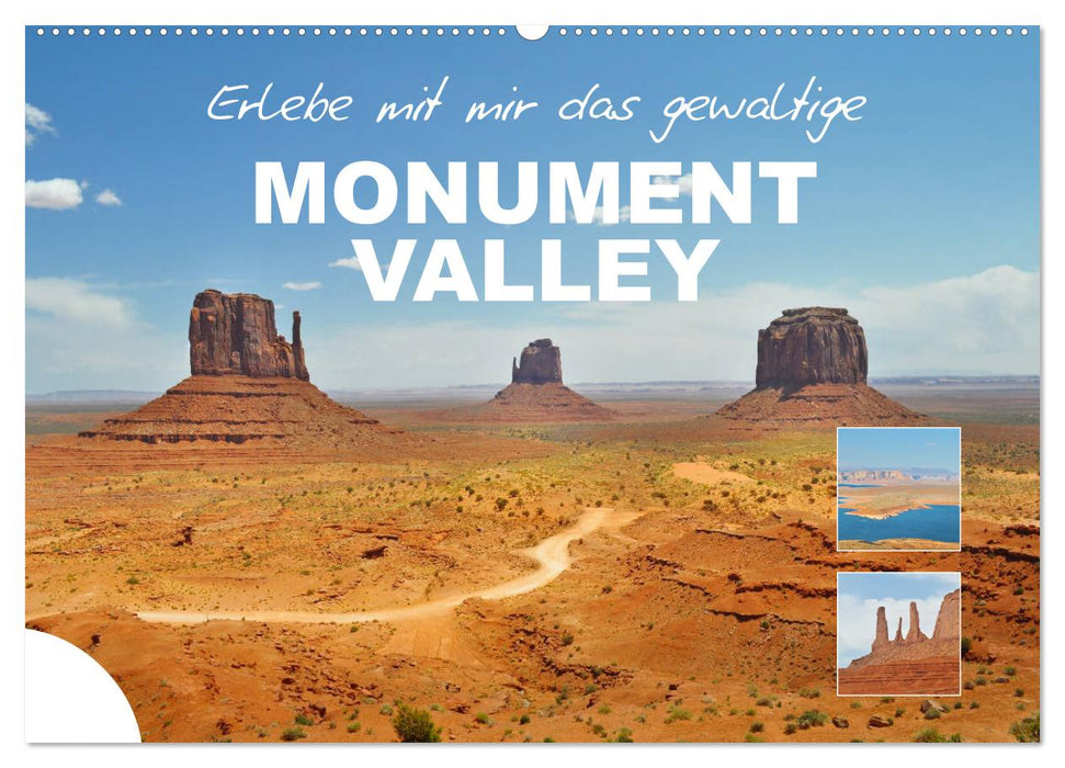 Découvrez la puissante Monument Valley avec moi (calendrier mural CALVENDO 2024) 
