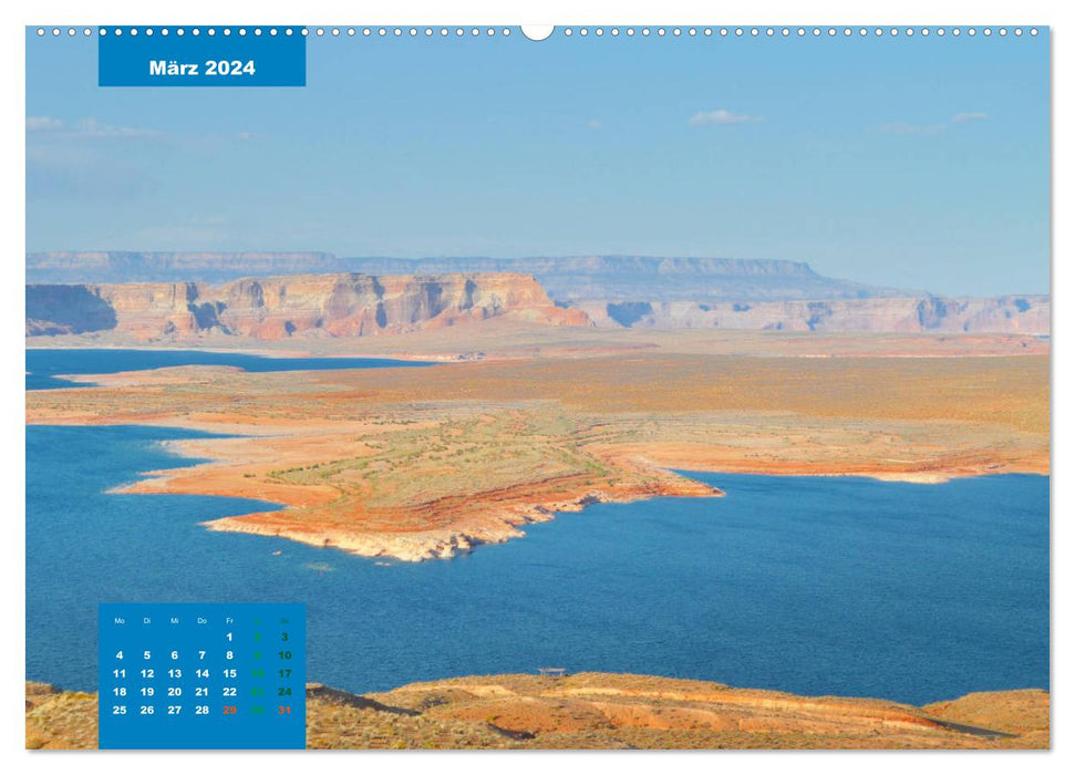 Découvrez la puissante Monument Valley avec moi (calendrier mural CALVENDO 2024) 