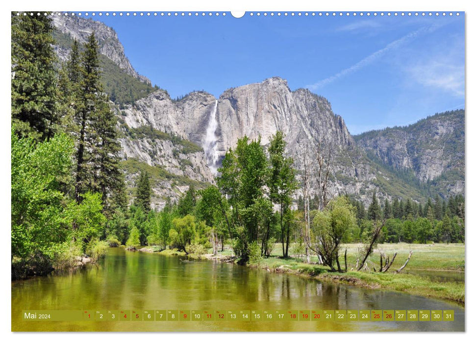 Erlebe mit mir die Landschaft des Yosemite Nationalpark (CALVENDO Premium Wandkalender 2024)