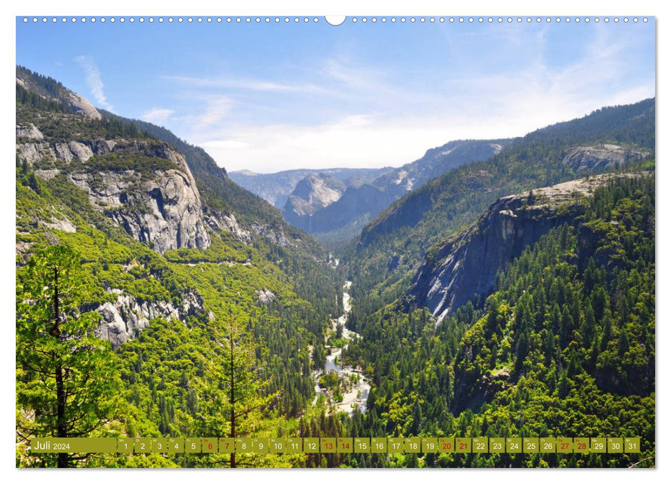 Erlebe mit mir die Landschaft des Yosemite Nationalpark (CALVENDO Premium Wandkalender 2024)