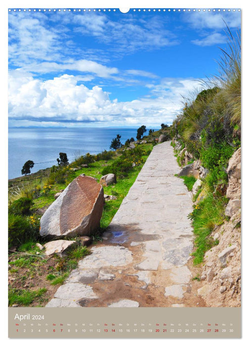 Erlebe mit mir den Titicacasee (CALVENDO Premium Wandkalender 2024)