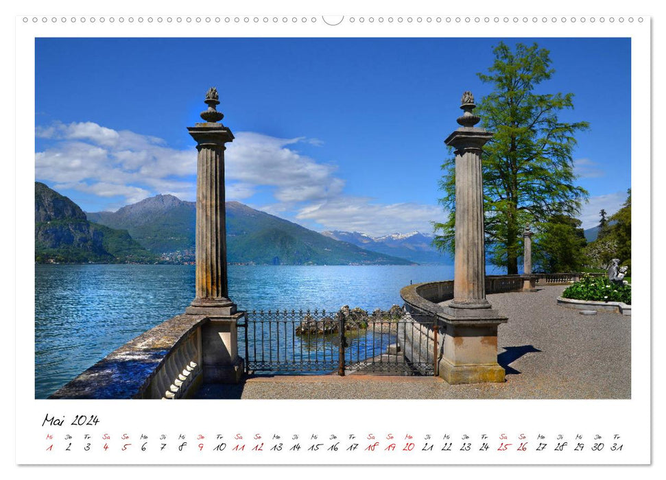 Le magnifique nord du lac de Côme (Calendrier mural CALVENDO Premium 2024) 