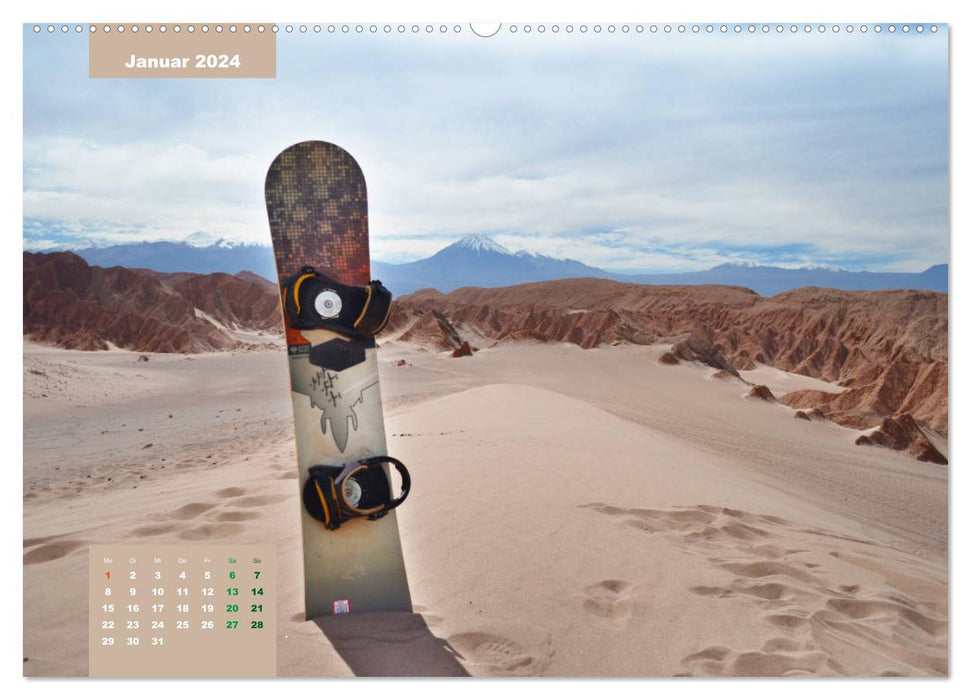 Découvrez avec moi le désert le plus sec de la planète, Atacama (Calendrier mural CALVENDO Premium 2024) 