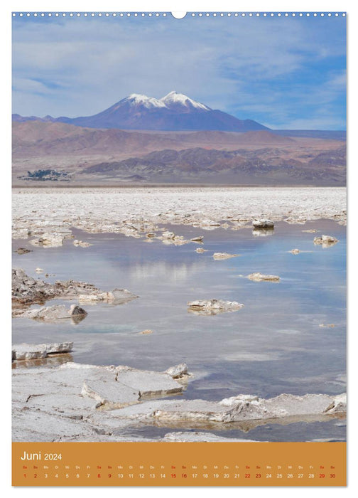 Découvrez l'Atacama avec moi (Calendrier mural CALVENDO Premium 2024) 