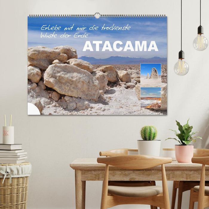 Découvrez avec moi le désert le plus sec de la planète, Atacama (calendrier mural CALVENDO 2024) 