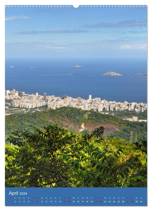 Découvrez Rio de Janeiro avec moi (Calendrier mural CALVENDO Premium 2024) 