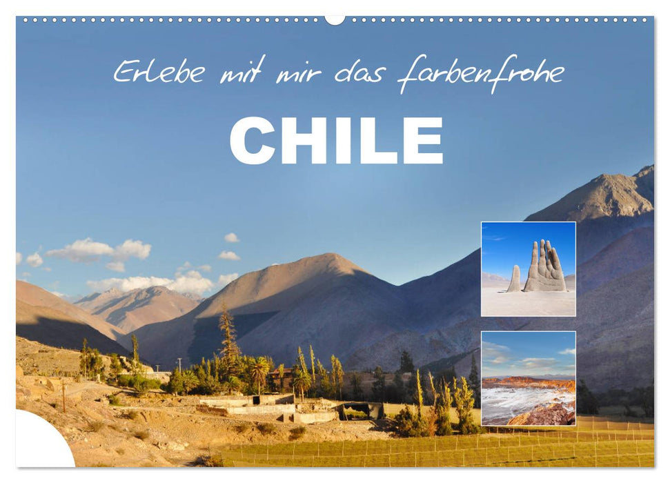 Découvrez le Chili coloré avec moi (calendrier mural CALVENDO 2024) 
