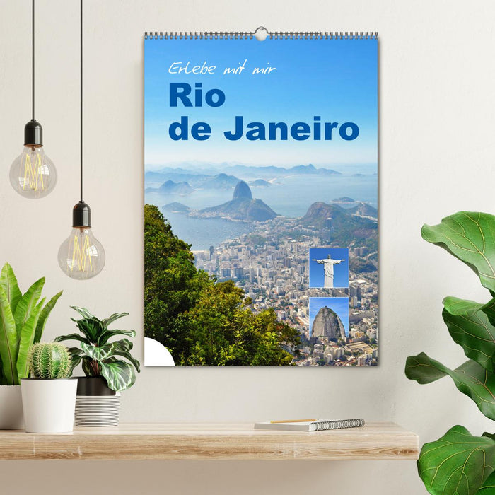 Erlebe mit mir Rio de Janeiro (CALVENDO Wandkalender 2024)