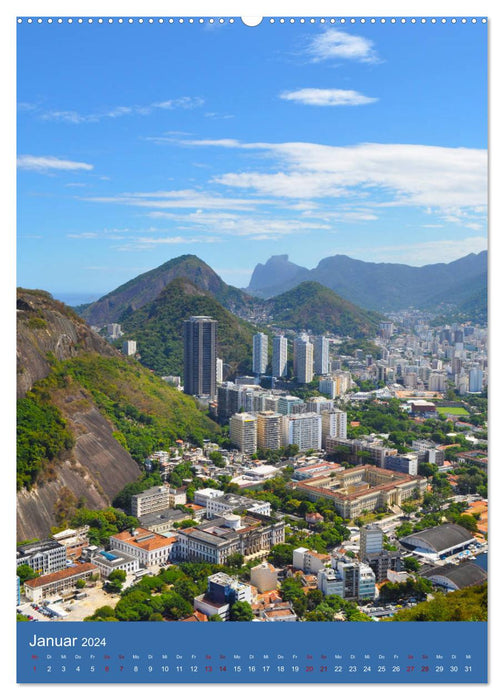 Découvrez Rio de Janeiro avec moi (calendrier mural CALVENDO 2024) 