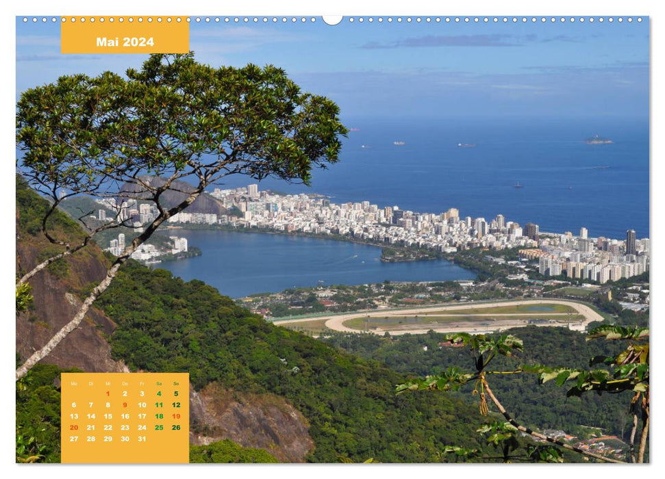 Erlebe mit mir das berauschende Rio de Janeiro (CALVENDO Wandkalender 2024)