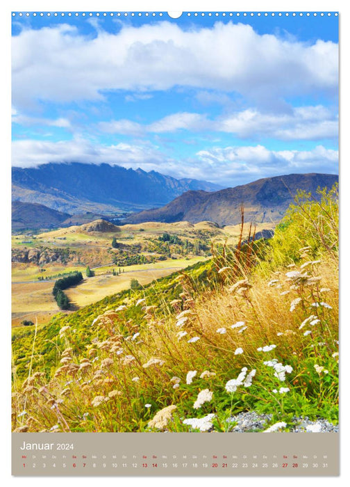 Erlebe mit mir die Südinsel von Neuseeland (CALVENDO Wandkalender 2024)