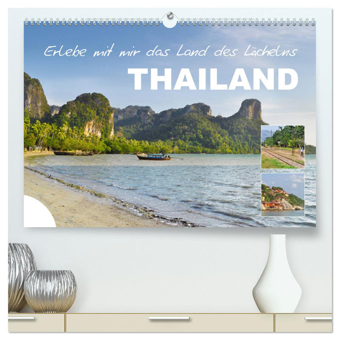Découvrez le pays du sourire en Thaïlande avec moi (Calendrier mural CALVENDO Premium 2024) 