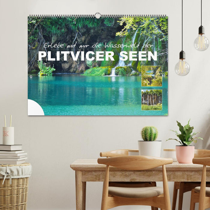Erlebe mit mir die Wasserwelt der Plitvicer Seen (CALVENDO Wandkalender 2024)