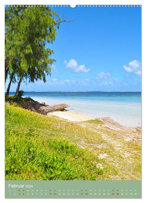 Erlebe mit mir das Inselparadies Mauritius (CALVENDO Premium Wandkalender 2024)