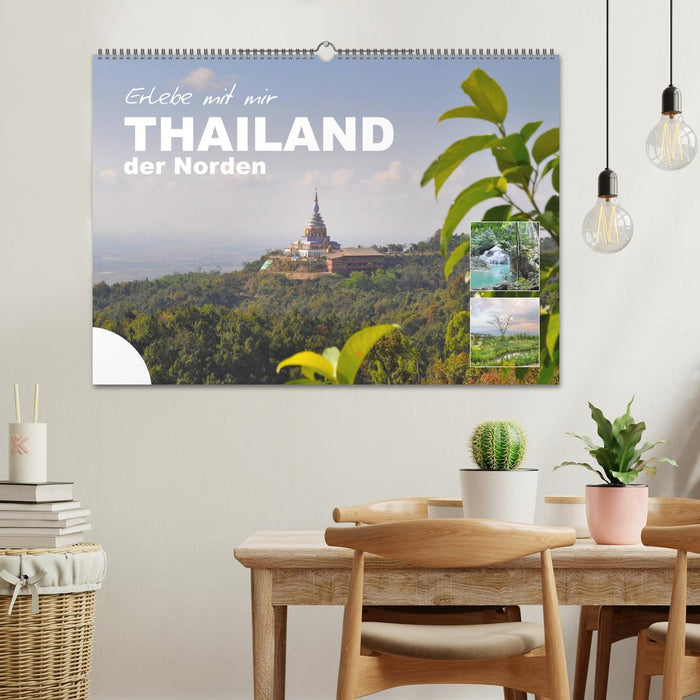 Découvrez la Thaïlande du Nord avec moi (calendrier mural CALVENDO 2024) 