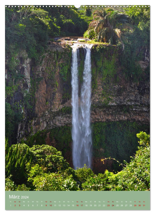 Erlebe mit mir das Inselparadies Mauritius (CALVENDO Wandkalender 2024)