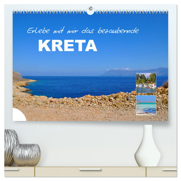 Découvrez la Crète enchanteresse avec moi (Calendrier mural CALVENDO Premium 2024) 