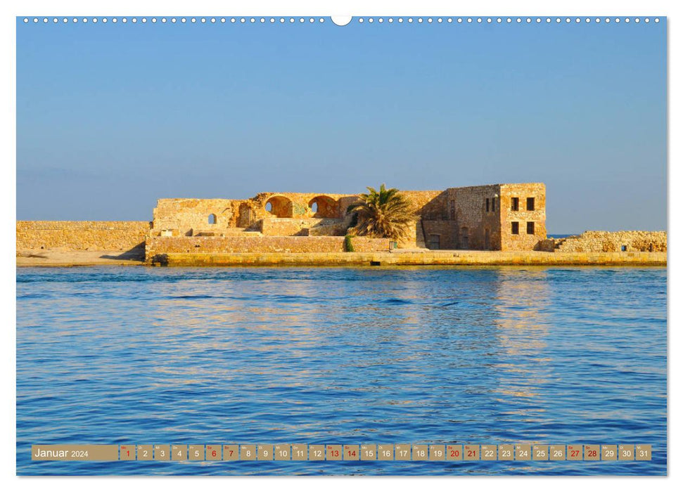 Découvrez la Crète enchanteresse avec moi (Calendrier mural CALVENDO Premium 2024) 