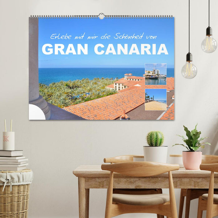 Découvrez avec moi la beauté de Gran Canaria (calendrier mural CALVENDO 2024) 