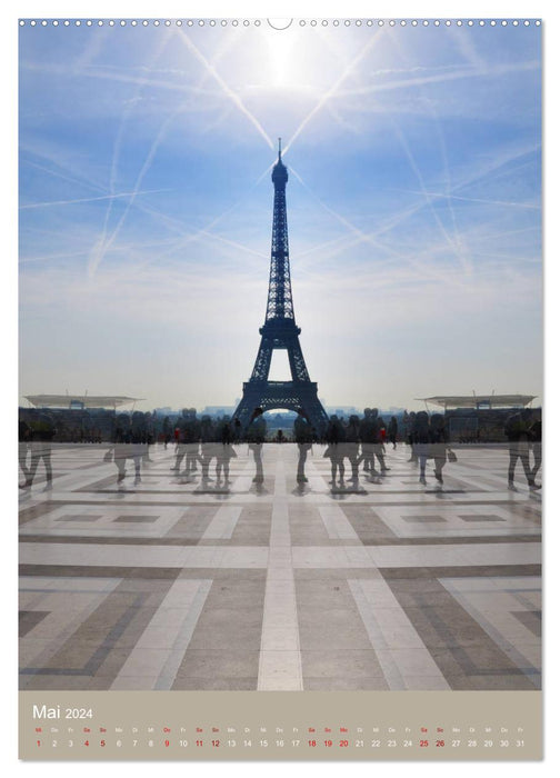 Erlebe mit mir den Eiffelturm von seinen schönsten Seiten (CALVENDO Premium Wandkalender 2024)