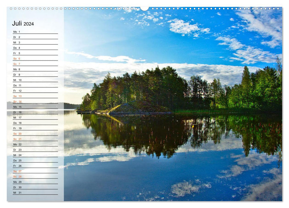 Ferne Paradiese (CALVENDO Premium Wandkalender 2024)