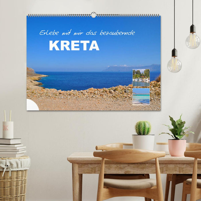 Erlebe mit mir das bezaubernde Kreta (CALVENDO Wandkalender 2024)