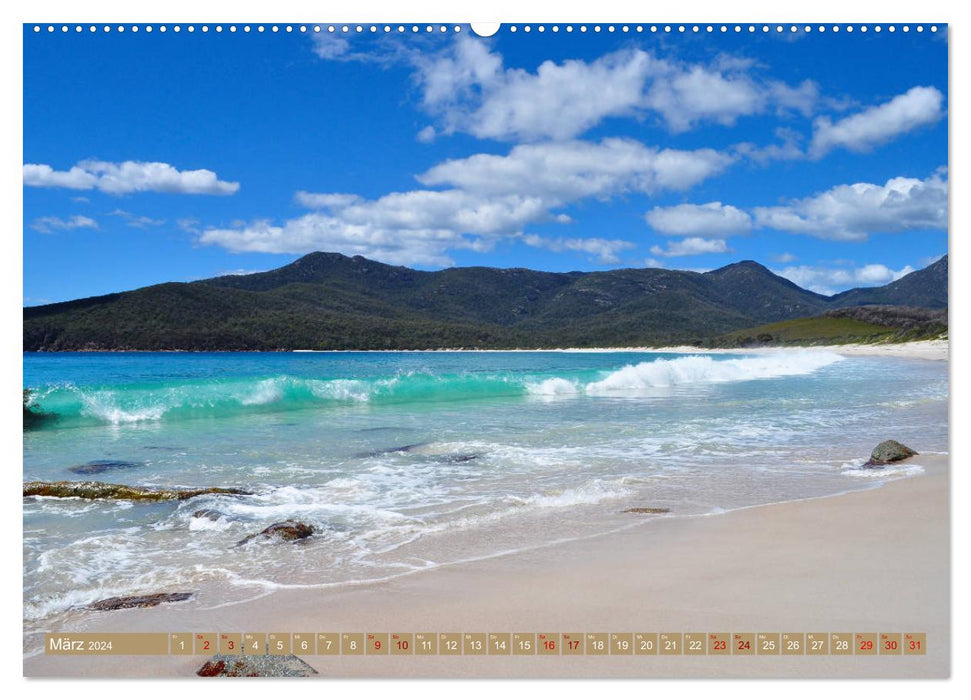 Erlebe mit mir das geheimnisvolle Tasmanien (CALVENDO Wandkalender 2024)