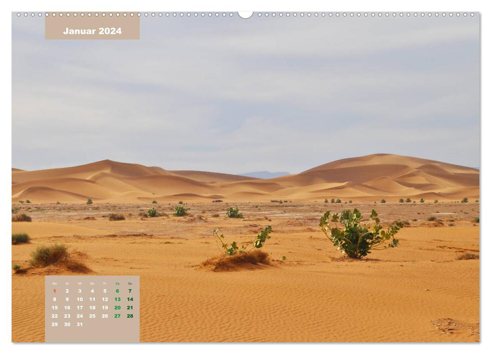 Découvrez les dunes du Sahara avec moi (Calendrier mural CALVENDO Premium 2024) 